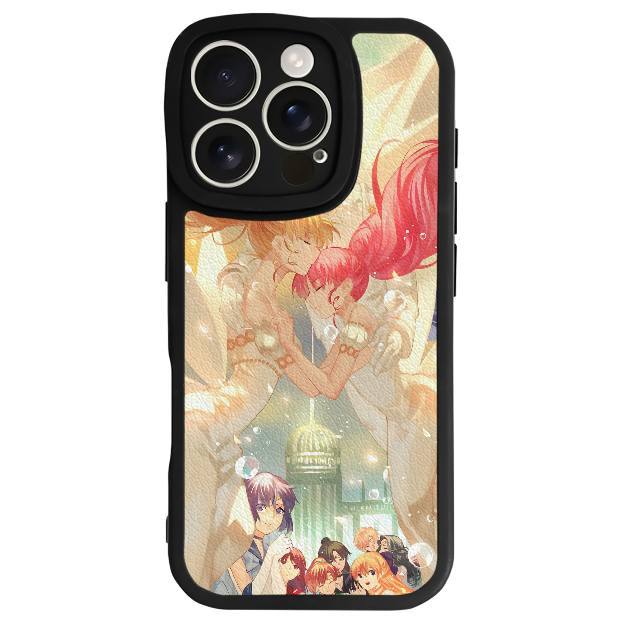 （画像用） 美少女戦士セーラームーン Sailor Moon 【iPhone 16シリーズ対応】シリコンスマホケース（レザー調） 材質：シリコン